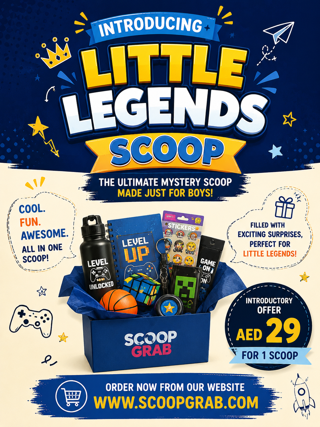 Little Legends Scoop - For Boys
